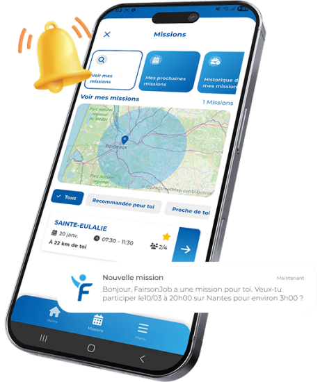 fairsonjob application travailler rythme