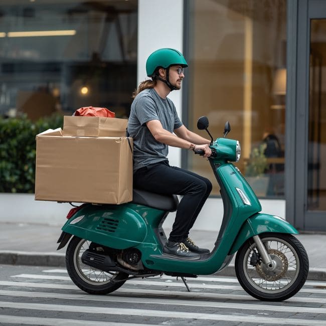 job etudiant livraison scooter