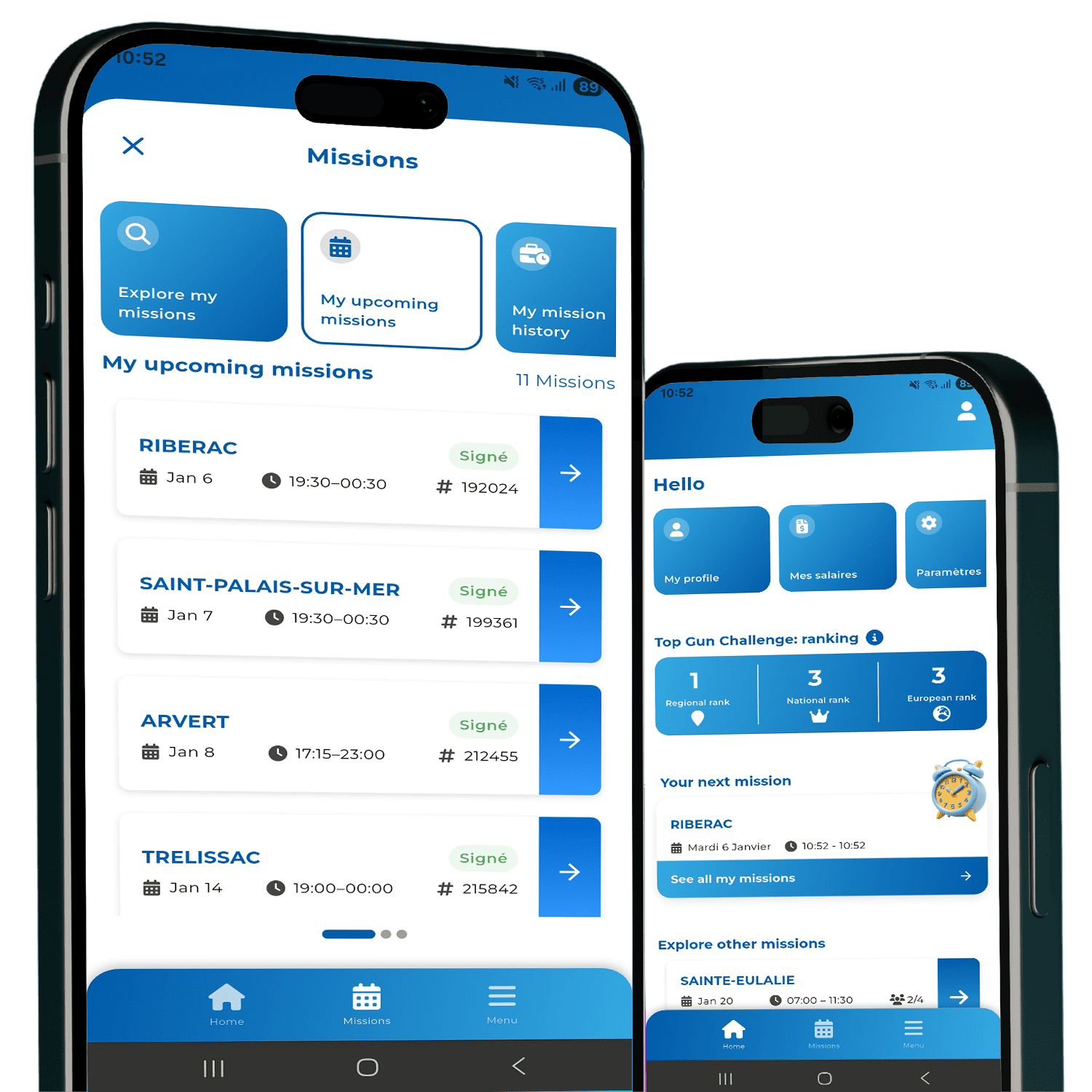 App Fairson Job Home stocktaking shifts